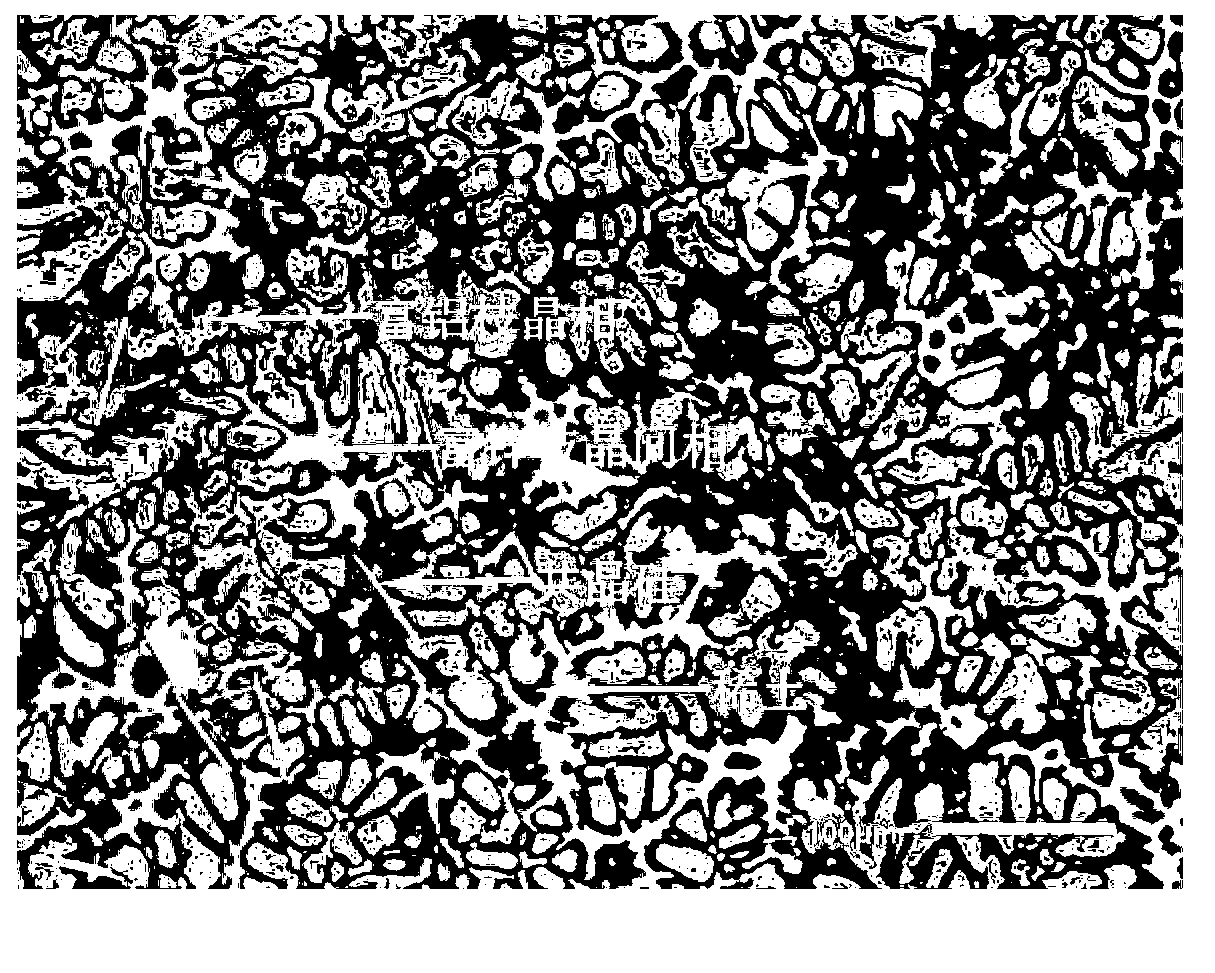 Zinc-aluminum-silicon-rare earth alloy for hot-dip plating steel tube and preparation method thereof