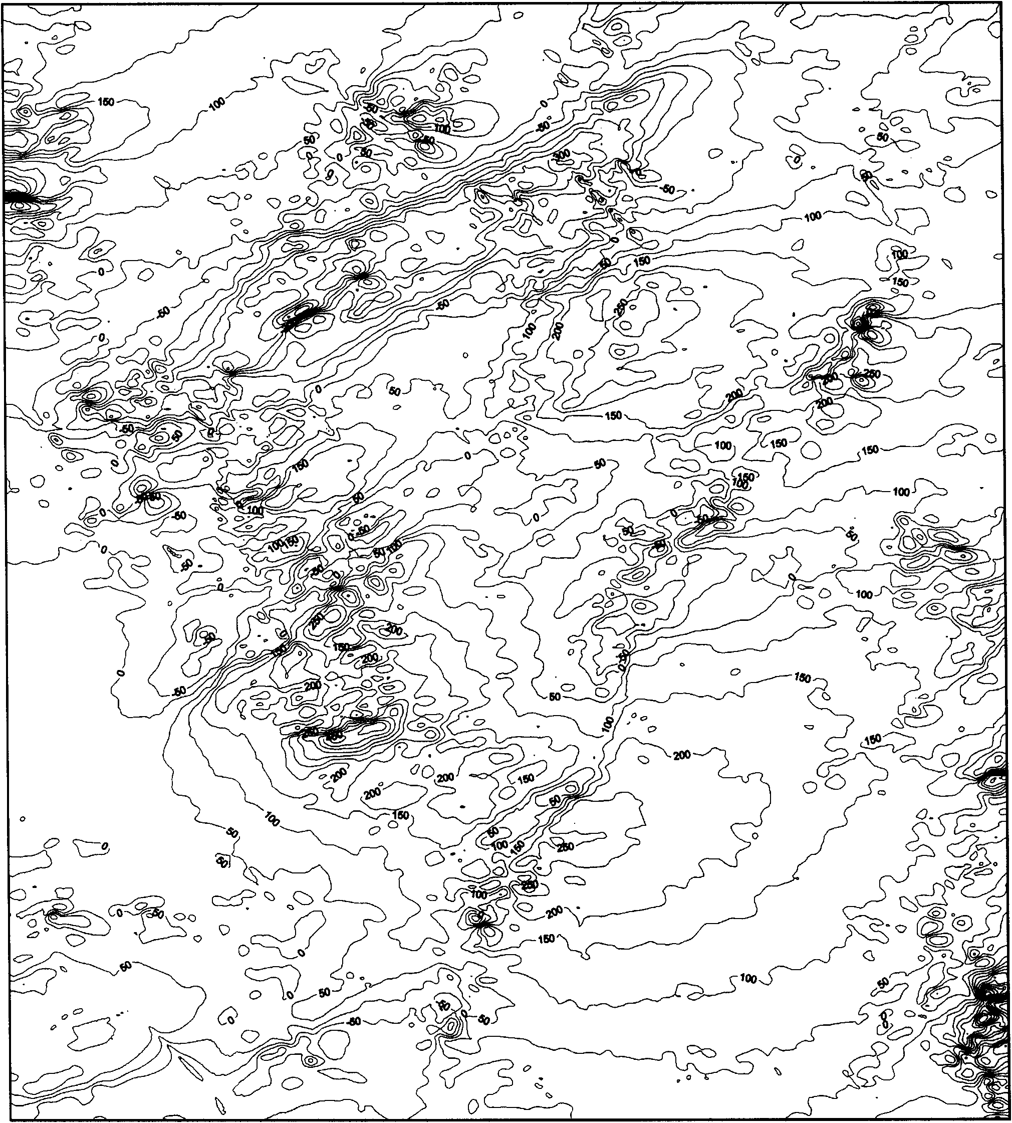 Method for separating gravity and magnetic field in DCT domain