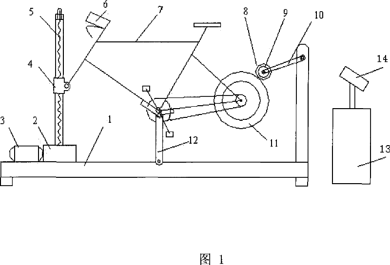 Bicycle simulated training apparatus