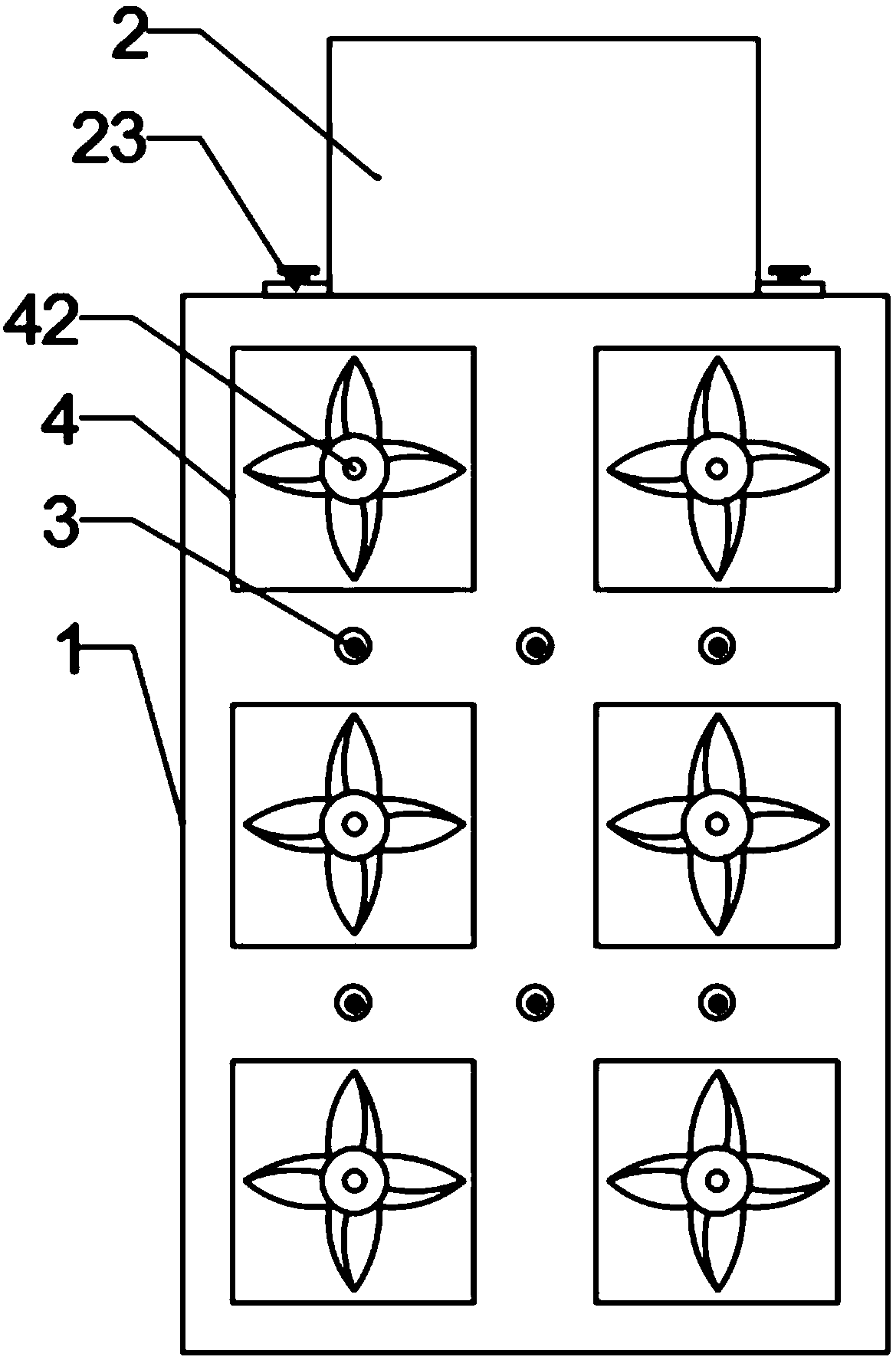 Energy-saving type air purification equipment for livestock breeding