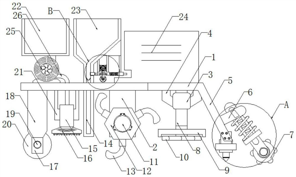 Medium and low yield field soil condition improvement equipment and improvement method thereof