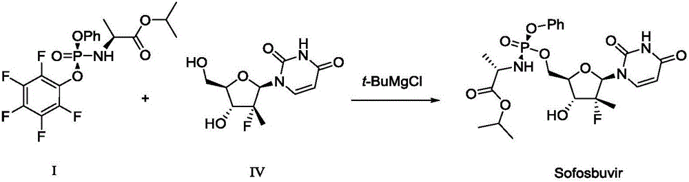 Method for preparing sofosbuvir intermediate