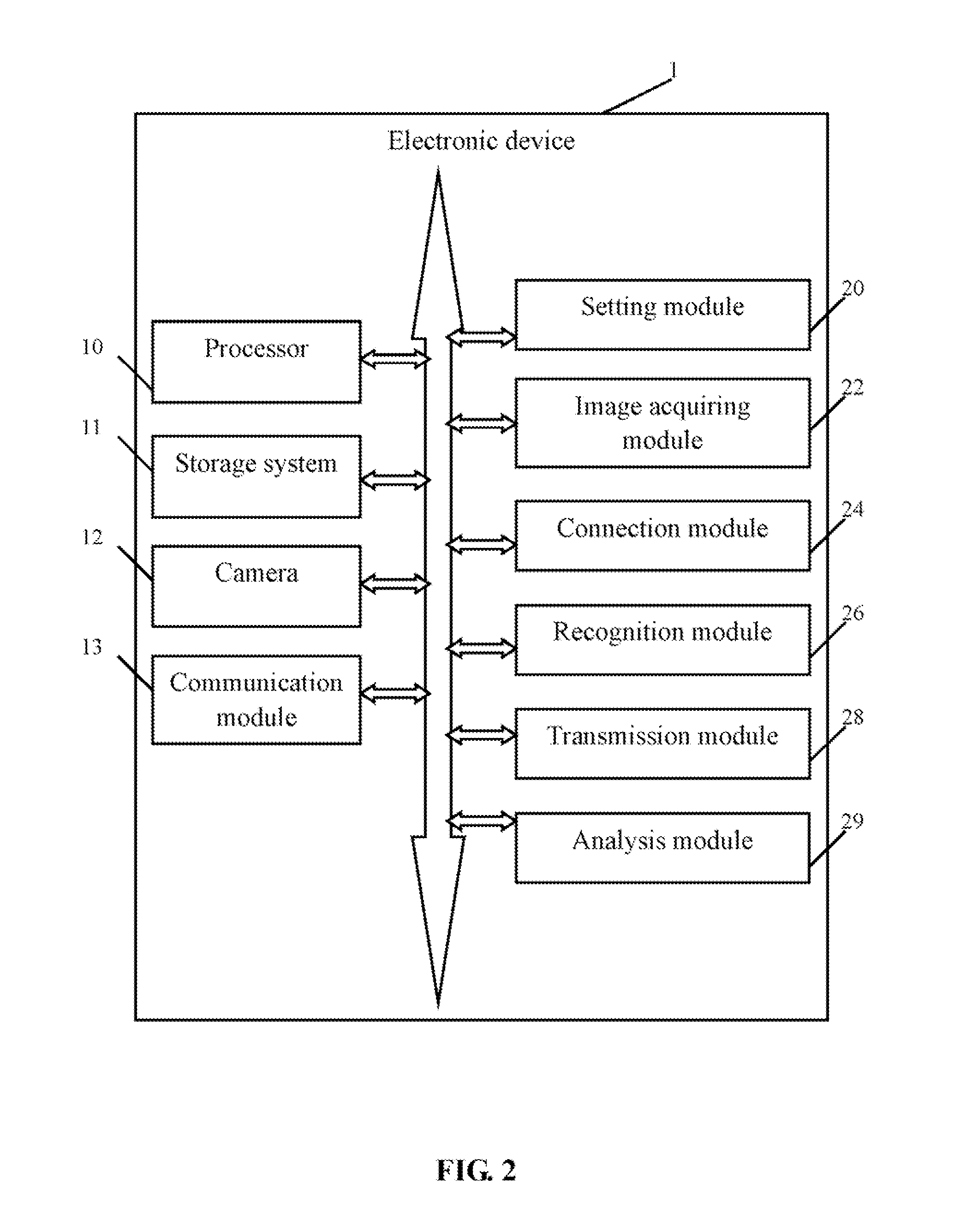 Electronic device and method for monitoring a baby sleeping