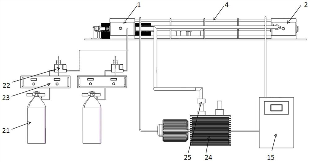 Continuous air inlet type carbon dioxide pumping formic acid laser