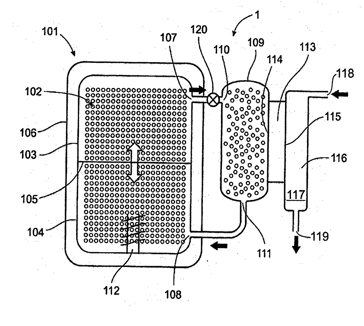 An energy carrier system for a vehicle