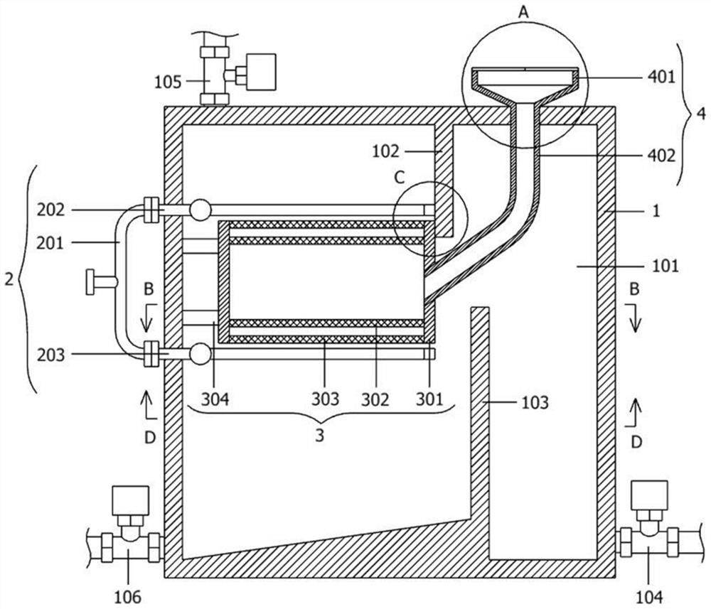 Water and fertilizer integrated mixing and irrigation device