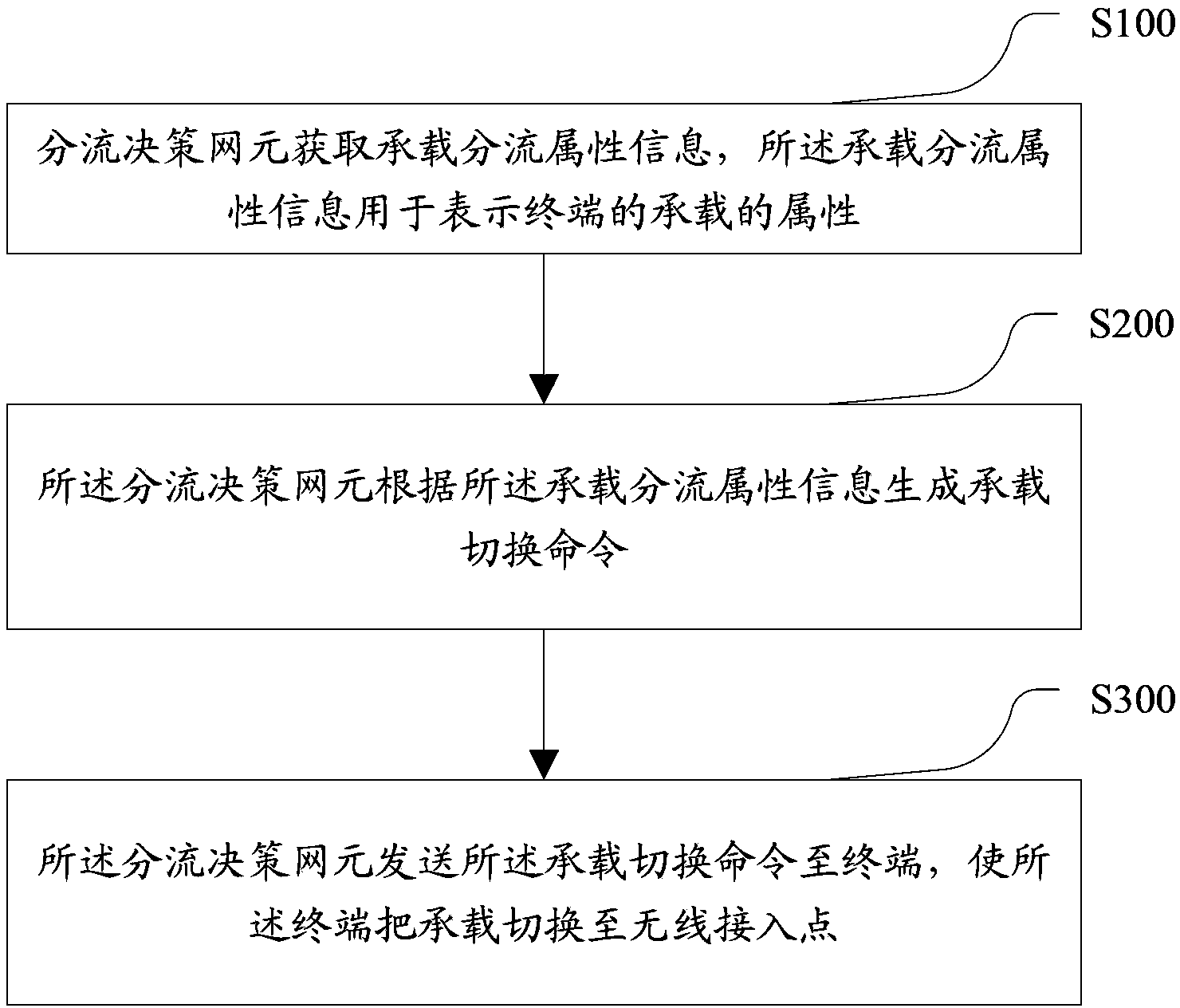 Network shunt control method and system and network equipment