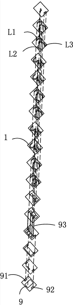 Laminated sheet type low pass filter for CATV