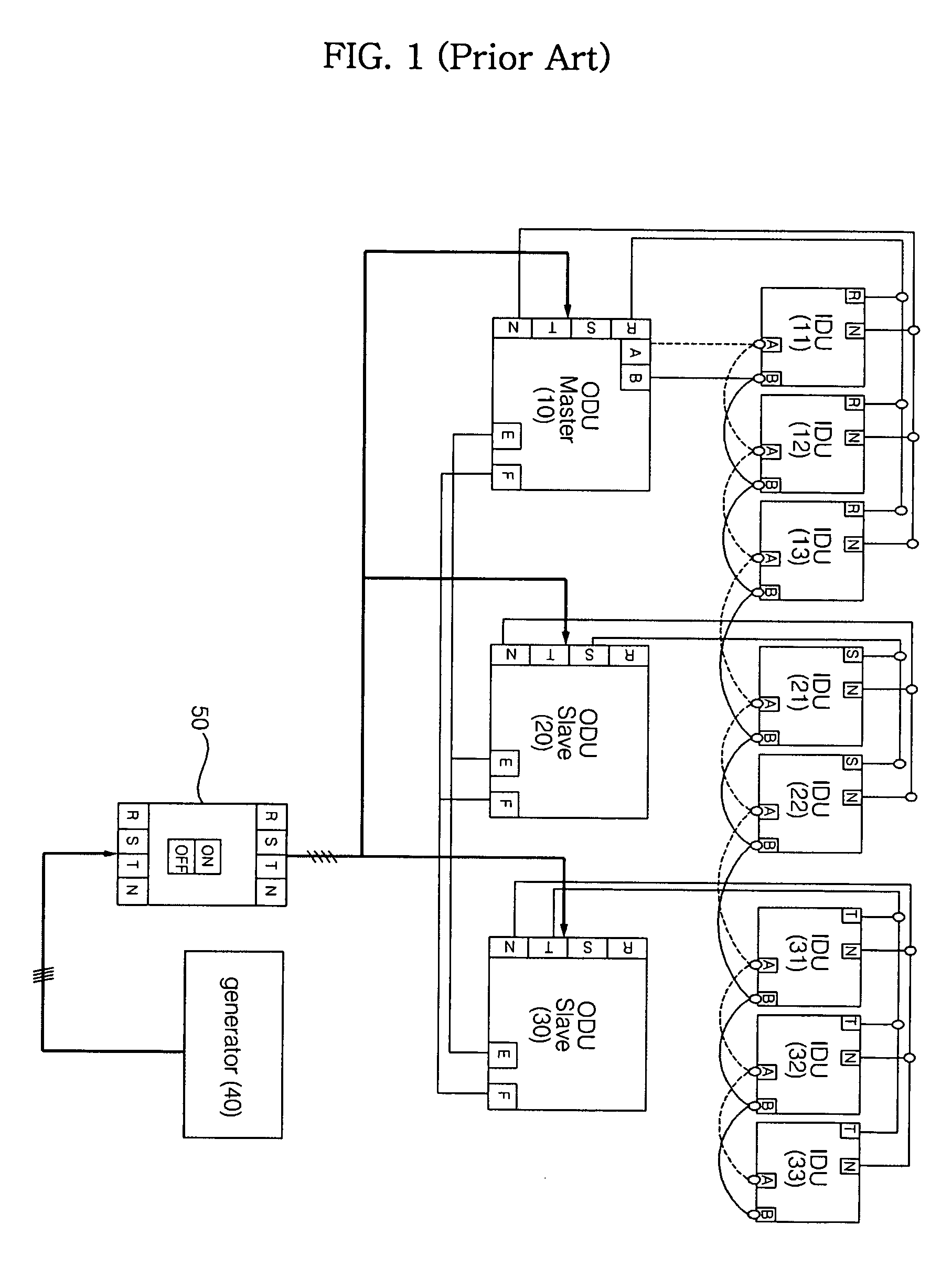 Airconditioning generation system capable of solving unbalanced phase and method for the same