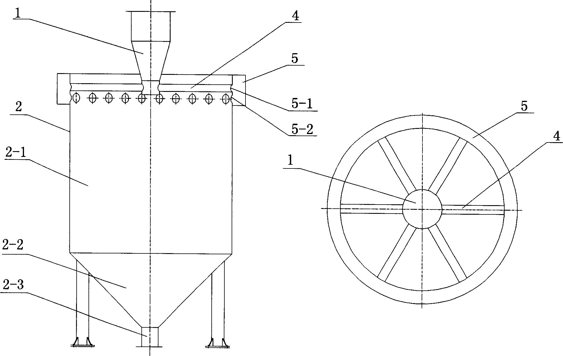 Circular beating material feeding method in papermaking and device thereof