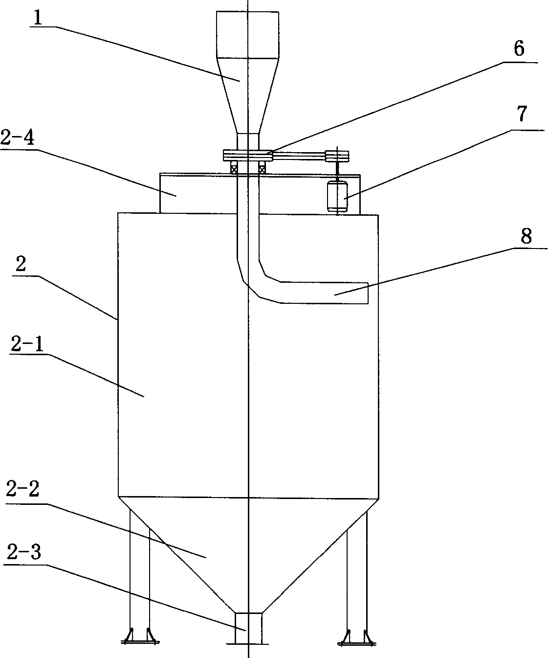 Circular beating material feeding method in papermaking and device thereof