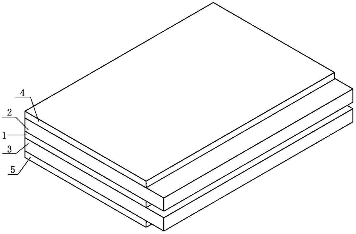 Electronic equipment antenna main reflector and preparation method thereof