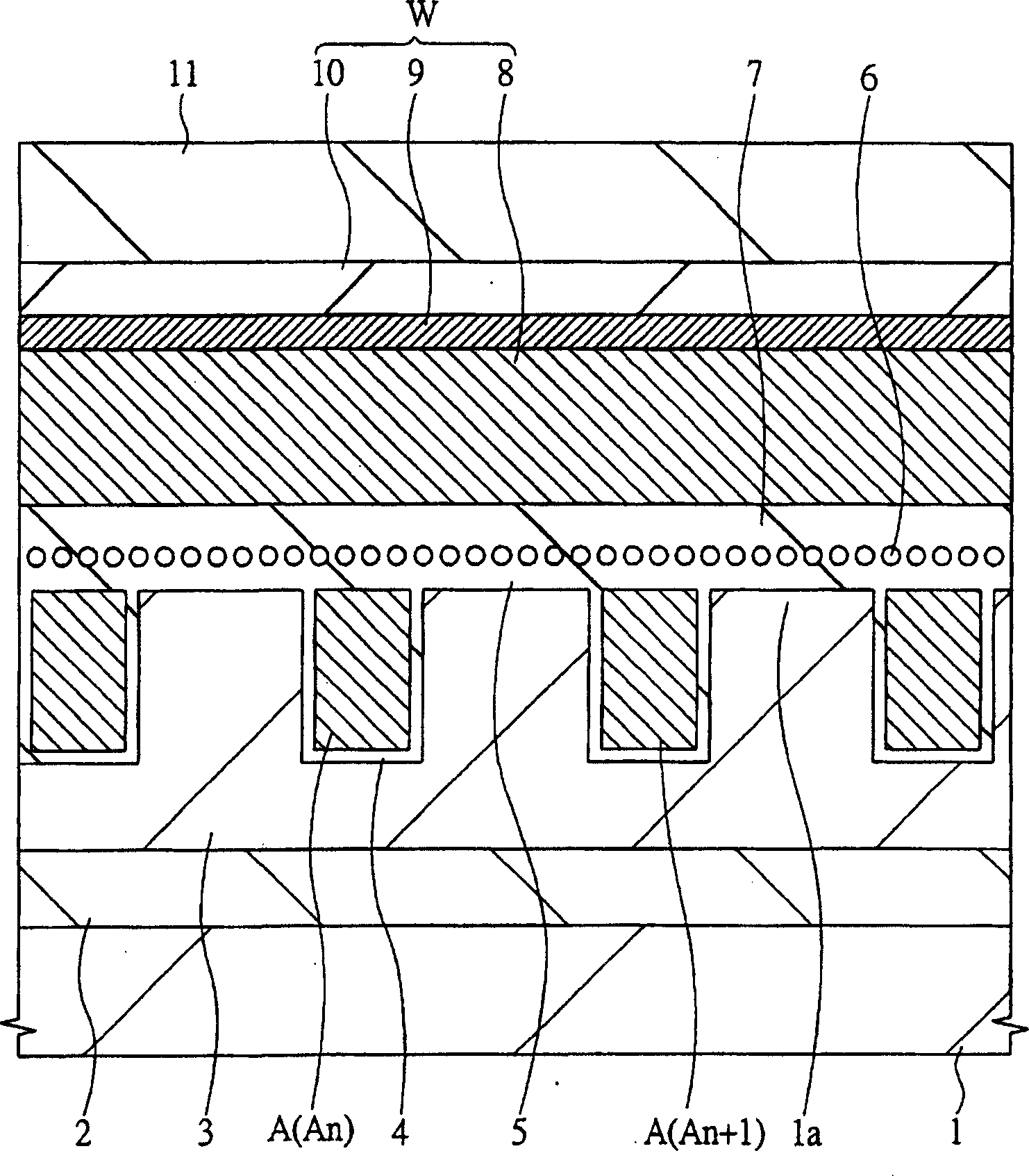 Semiconductor memory device and method for making same