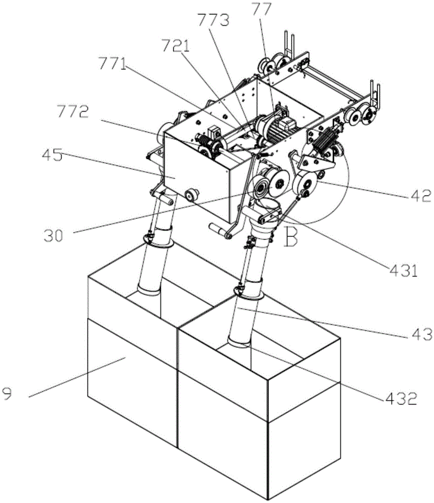 A kind of automatic packing machine and cloth tape automatic packing method