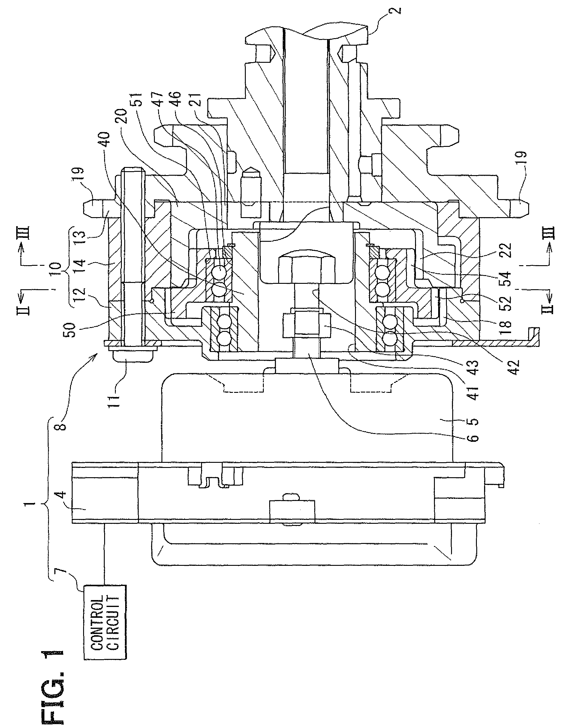 Valve timing controller