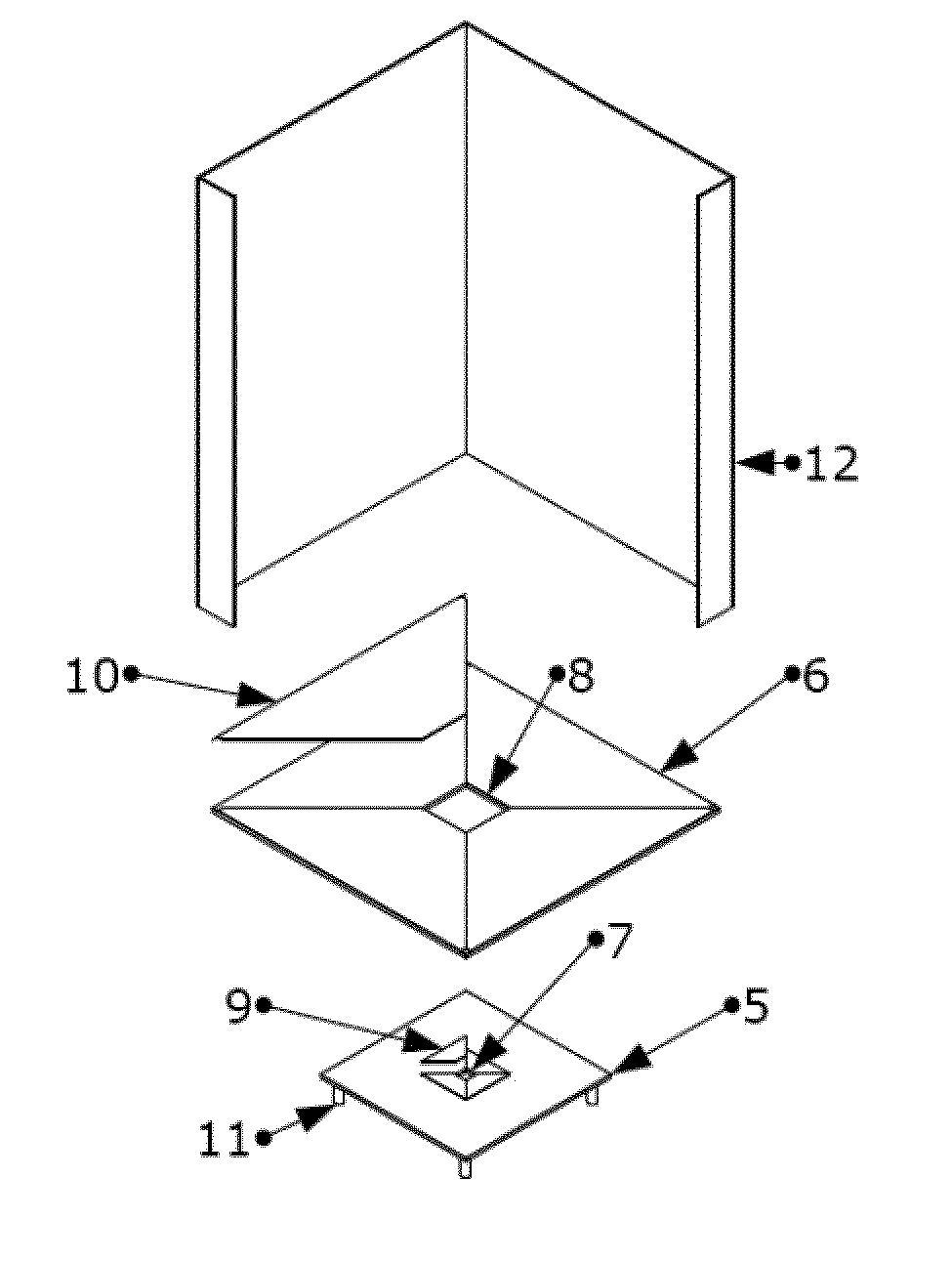 Module integrated solar position sensing device for concentration photovoltaic devices