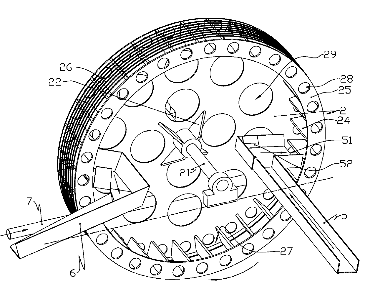 Heat treatment quenching apparatus used for steel ball with minor diameter