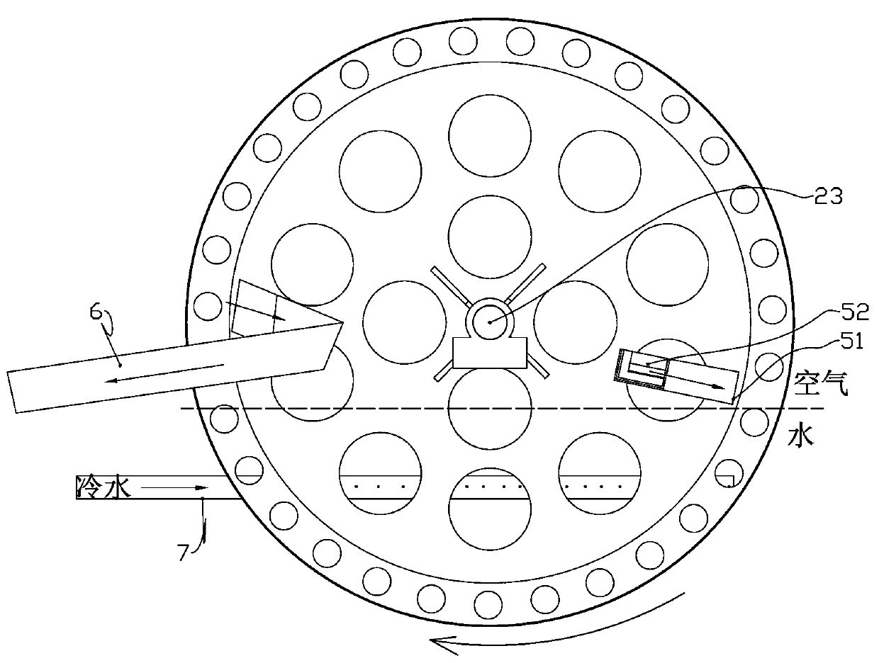 Heat treatment quenching apparatus used for steel ball with minor diameter