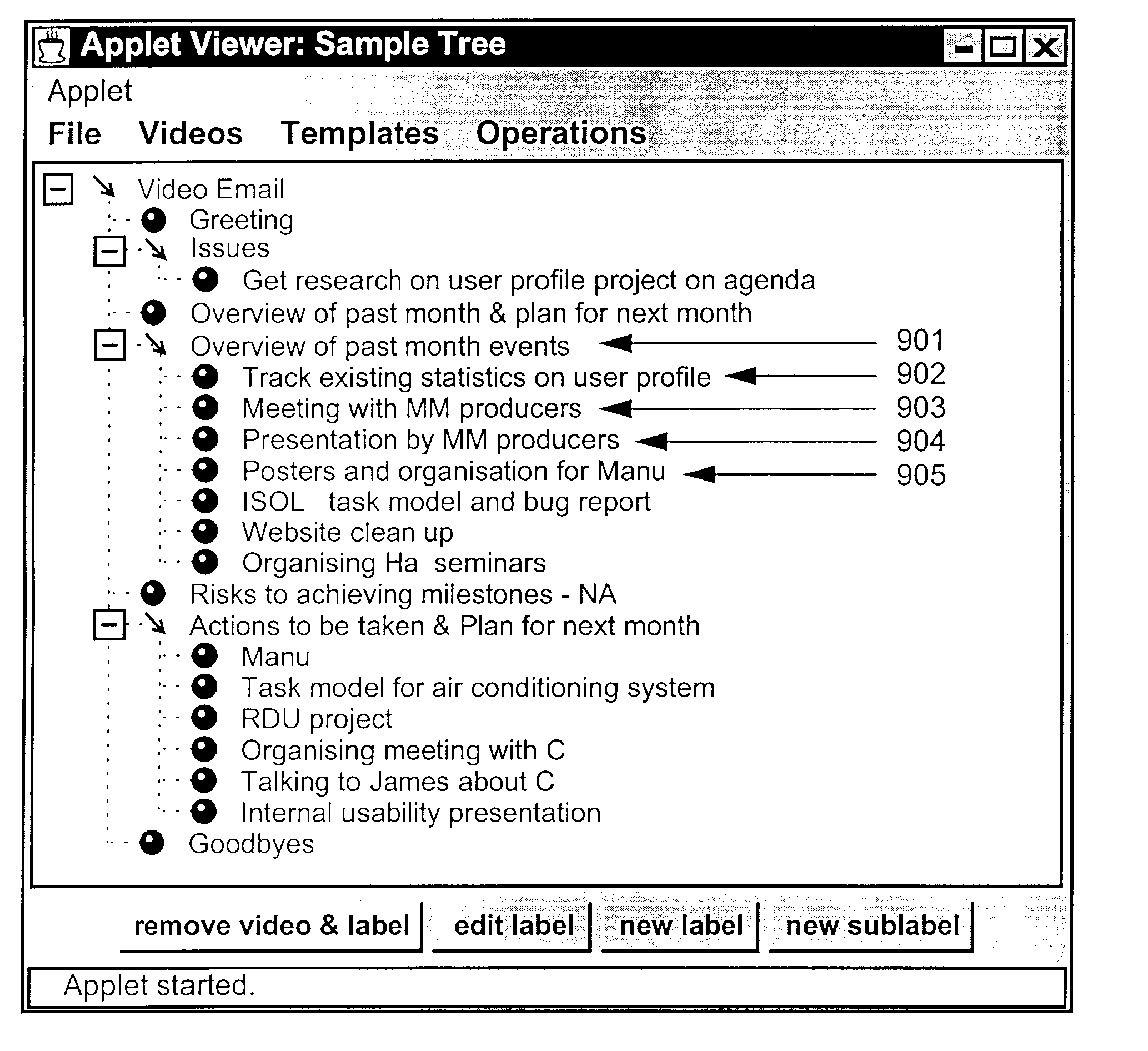 Method and system for conveying video messages