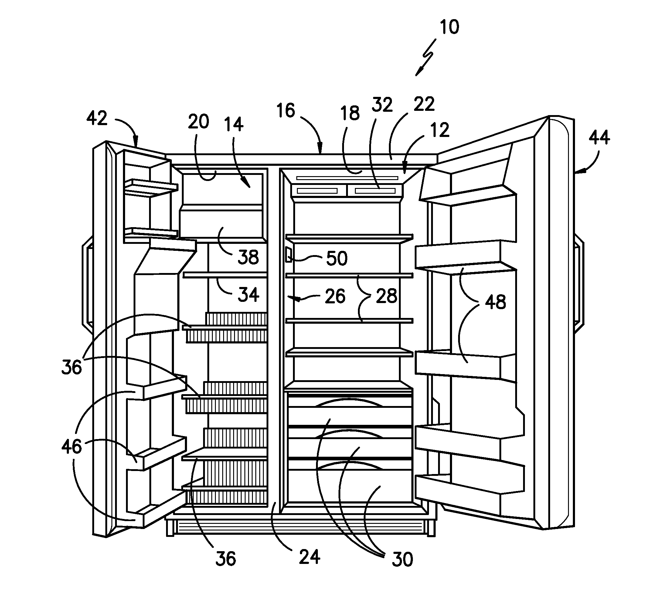 Refrigerator control system and method