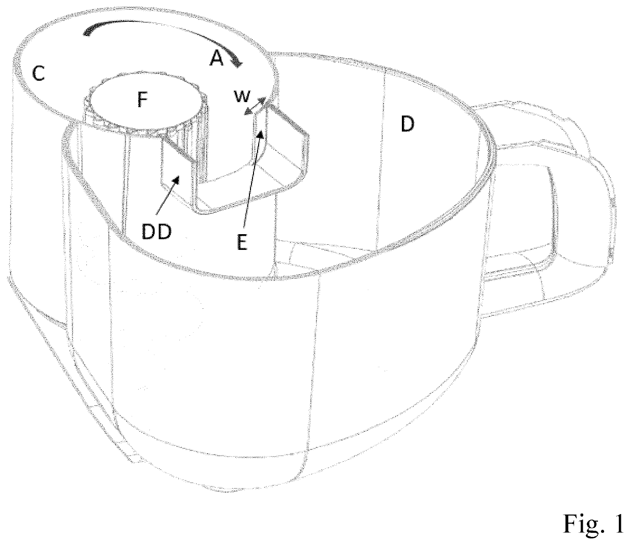 Cyclone separation device