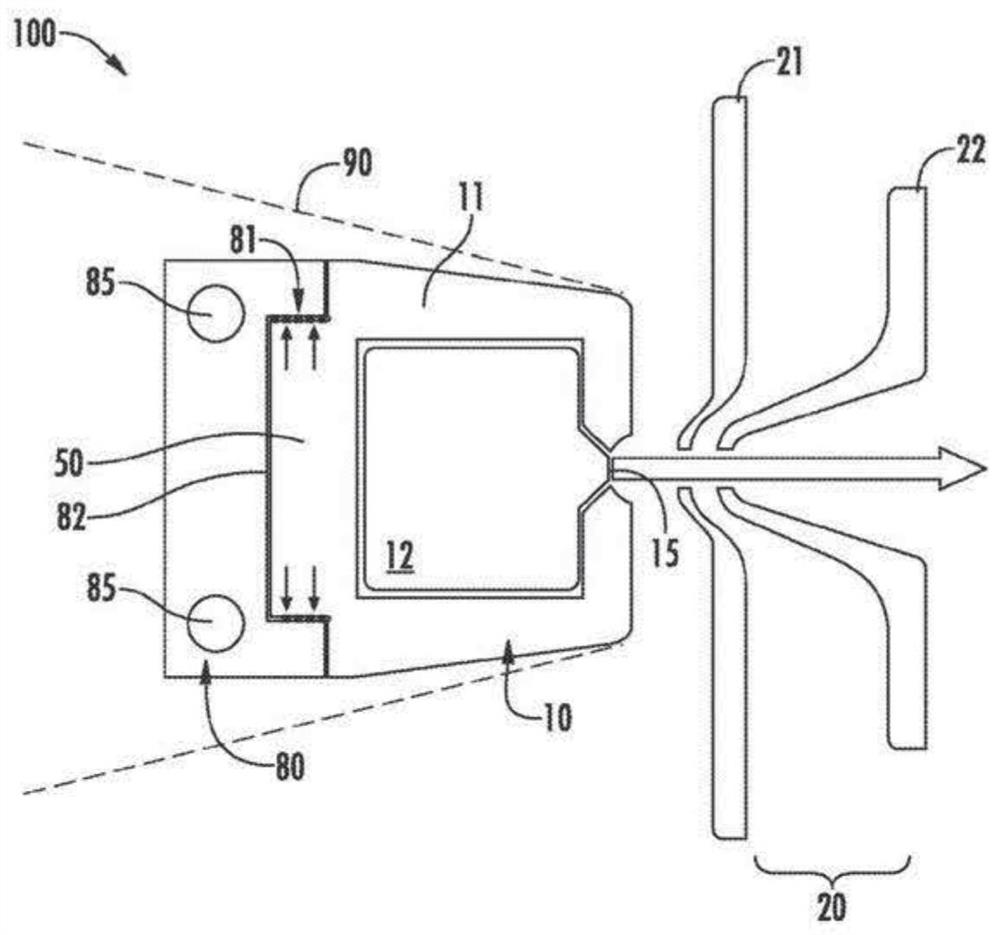 A device that generates an ion beam