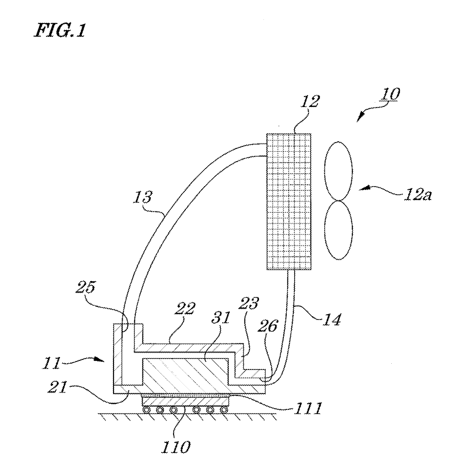 Cooling structure, electronic device using same, and cooling method