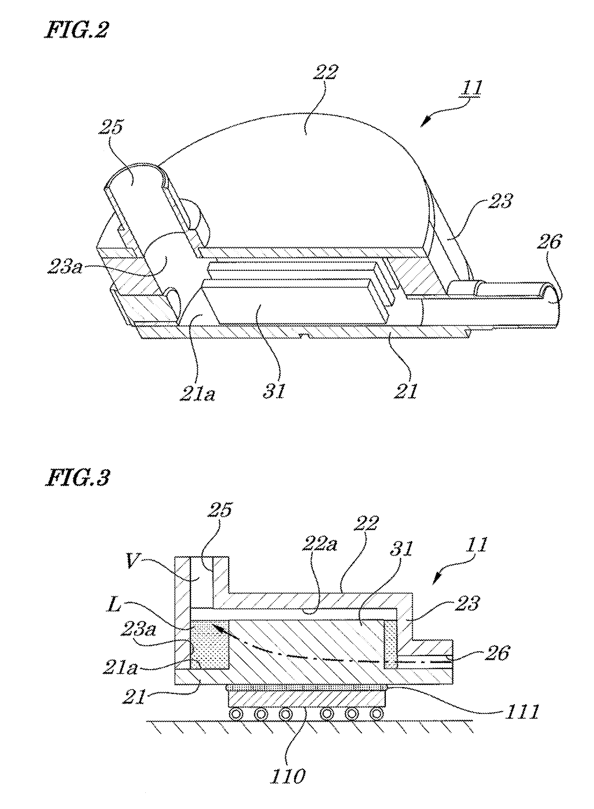 Cooling structure, electronic device using same, and cooling method