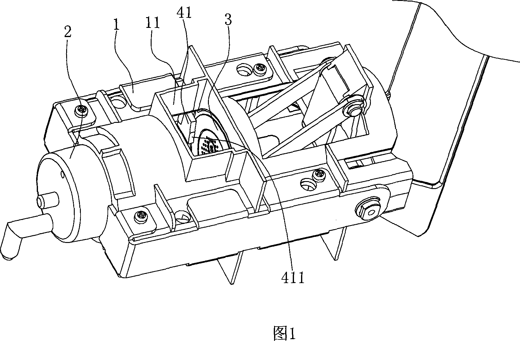 Automatic releasing mechanism of coffe bag for coffe maker