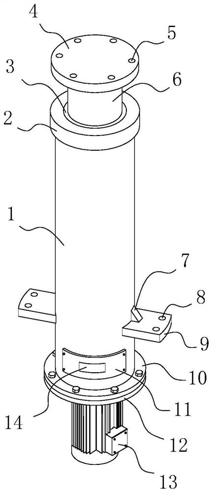 Self-locking device for lifting structure of mining machinery