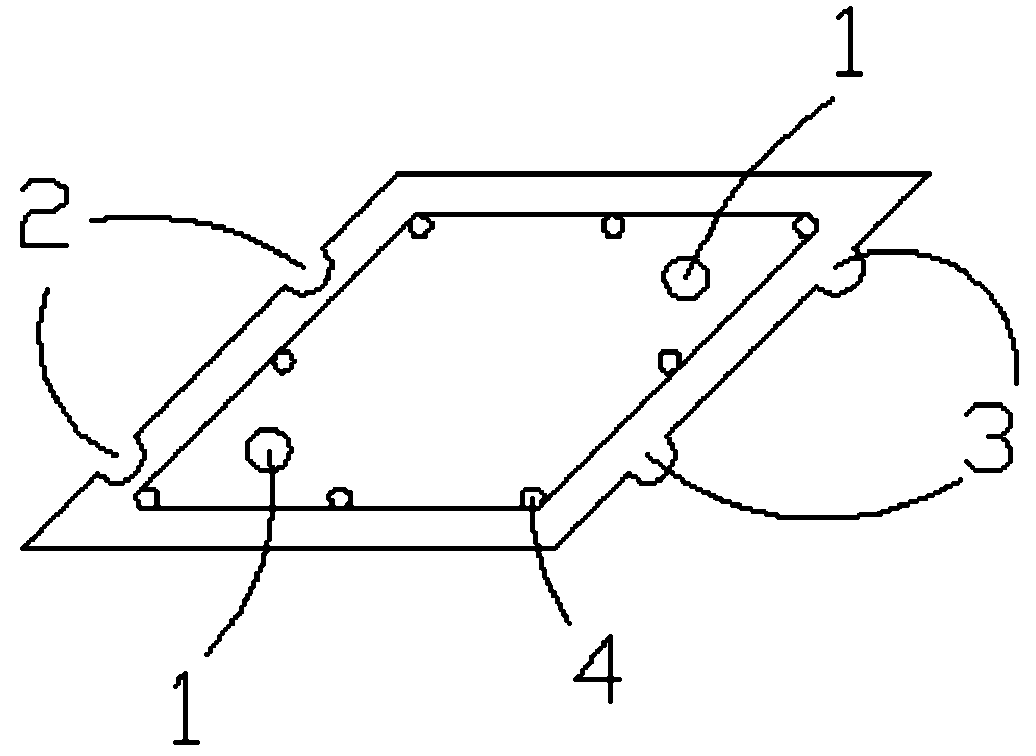 Manufacture method for concrete irregular fender post