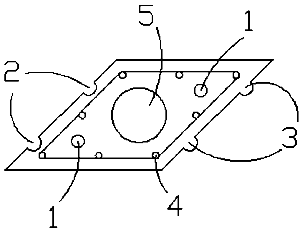 Manufacture method for concrete irregular fender post