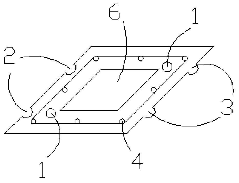 Manufacture method for concrete irregular fender post