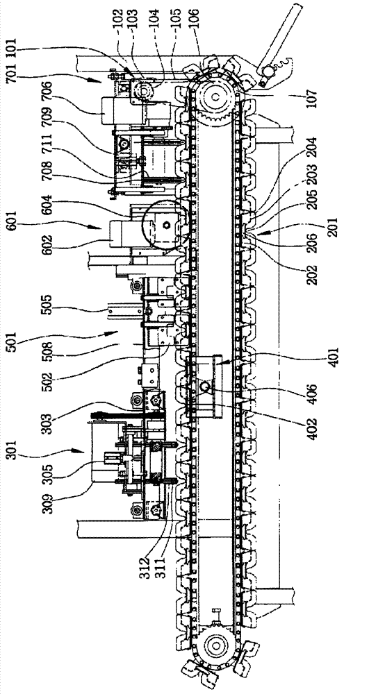 Automatic processing equipment for squids