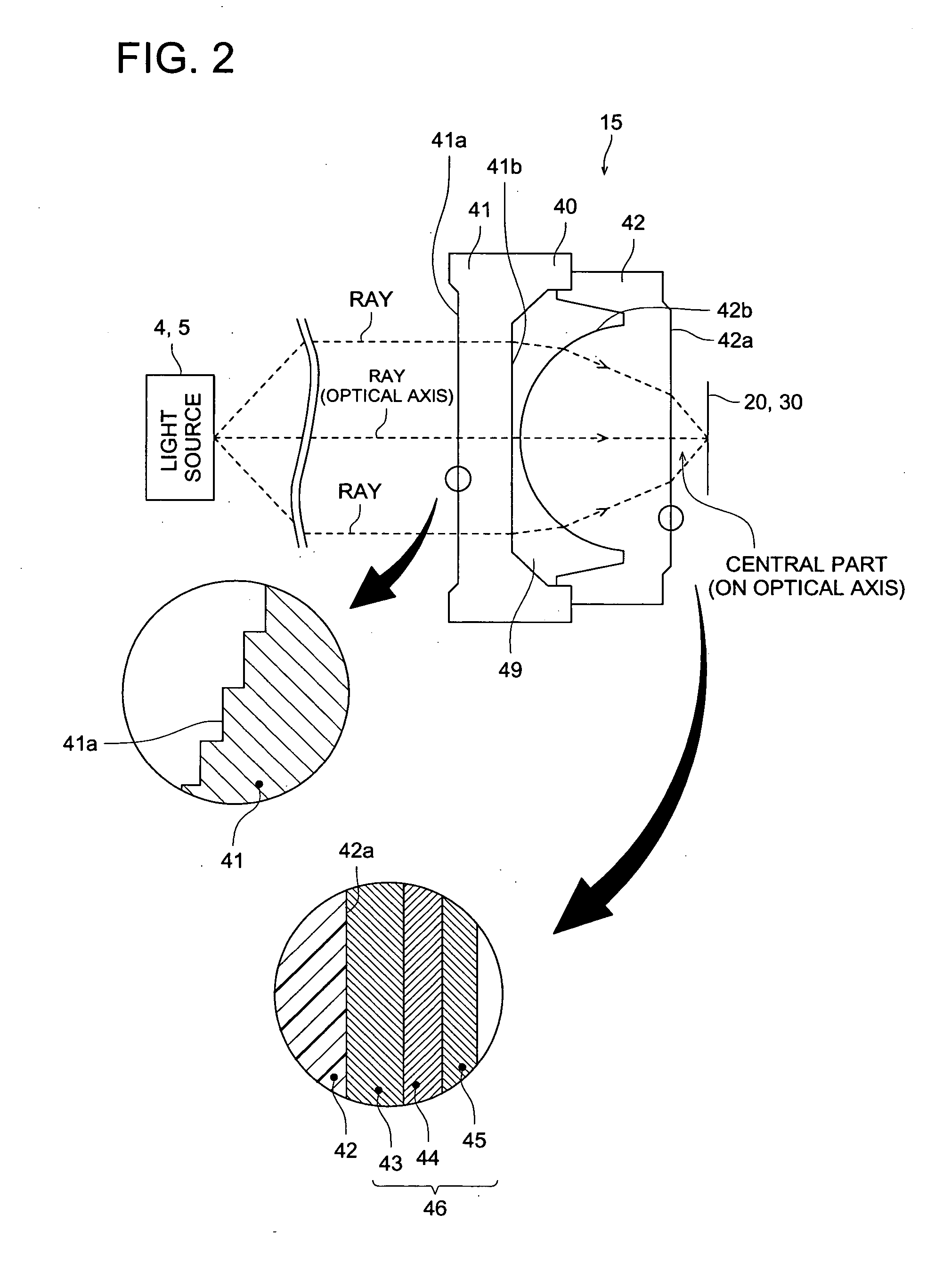 Objective lens and optical pickup apparatus