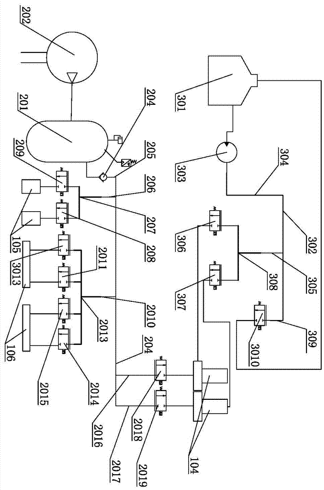 Pneumatic soil-loosening and fertilizer-applying apparatus and method