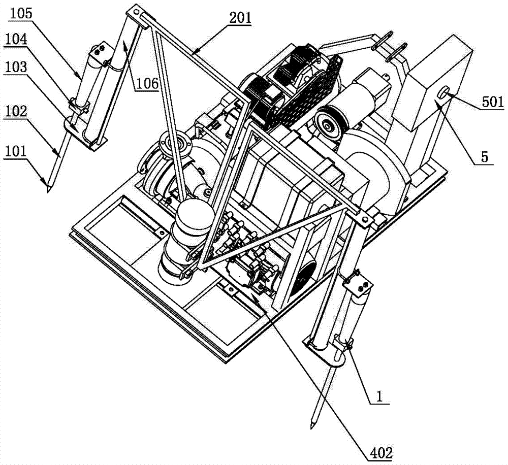 Pneumatic soil-loosening and fertilizer-applying apparatus and method