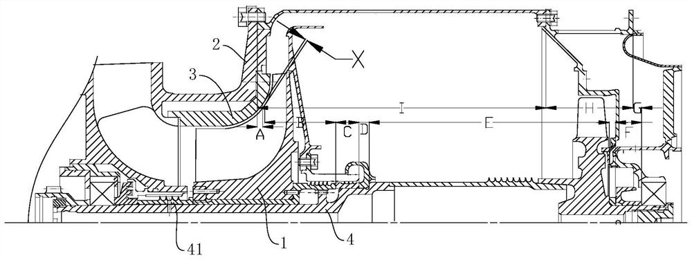 Centrifugal blade wheel blade tip clearance matching method