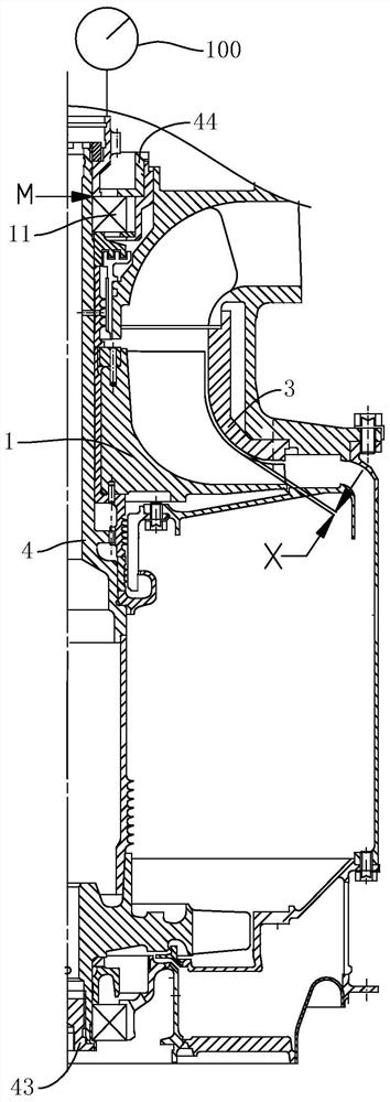 Centrifugal blade wheel blade tip clearance matching method