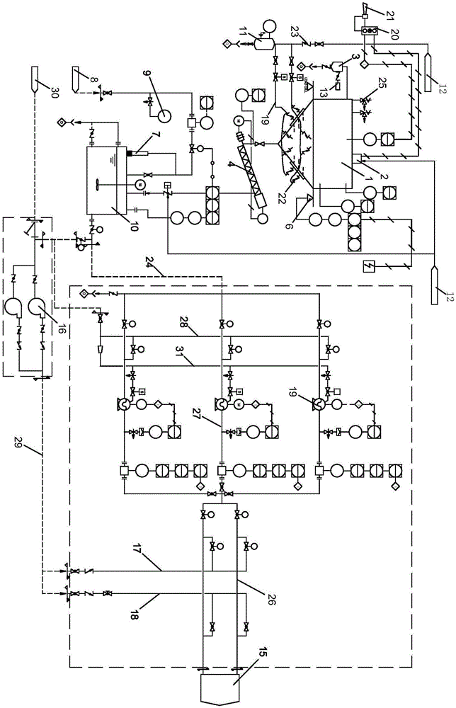 Activated carbon dosing system