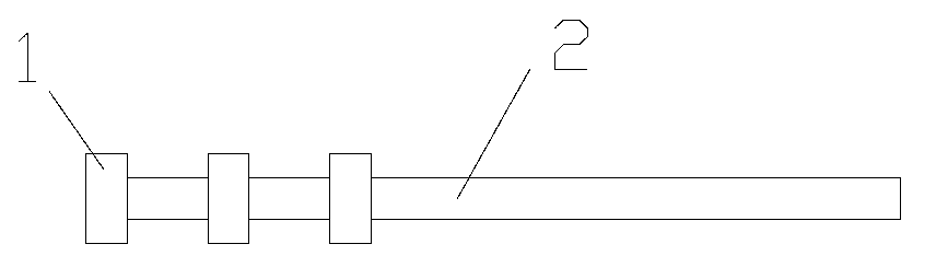 Rebar mechanical anchoring method