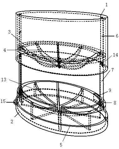 Horizontal type orange slitting device