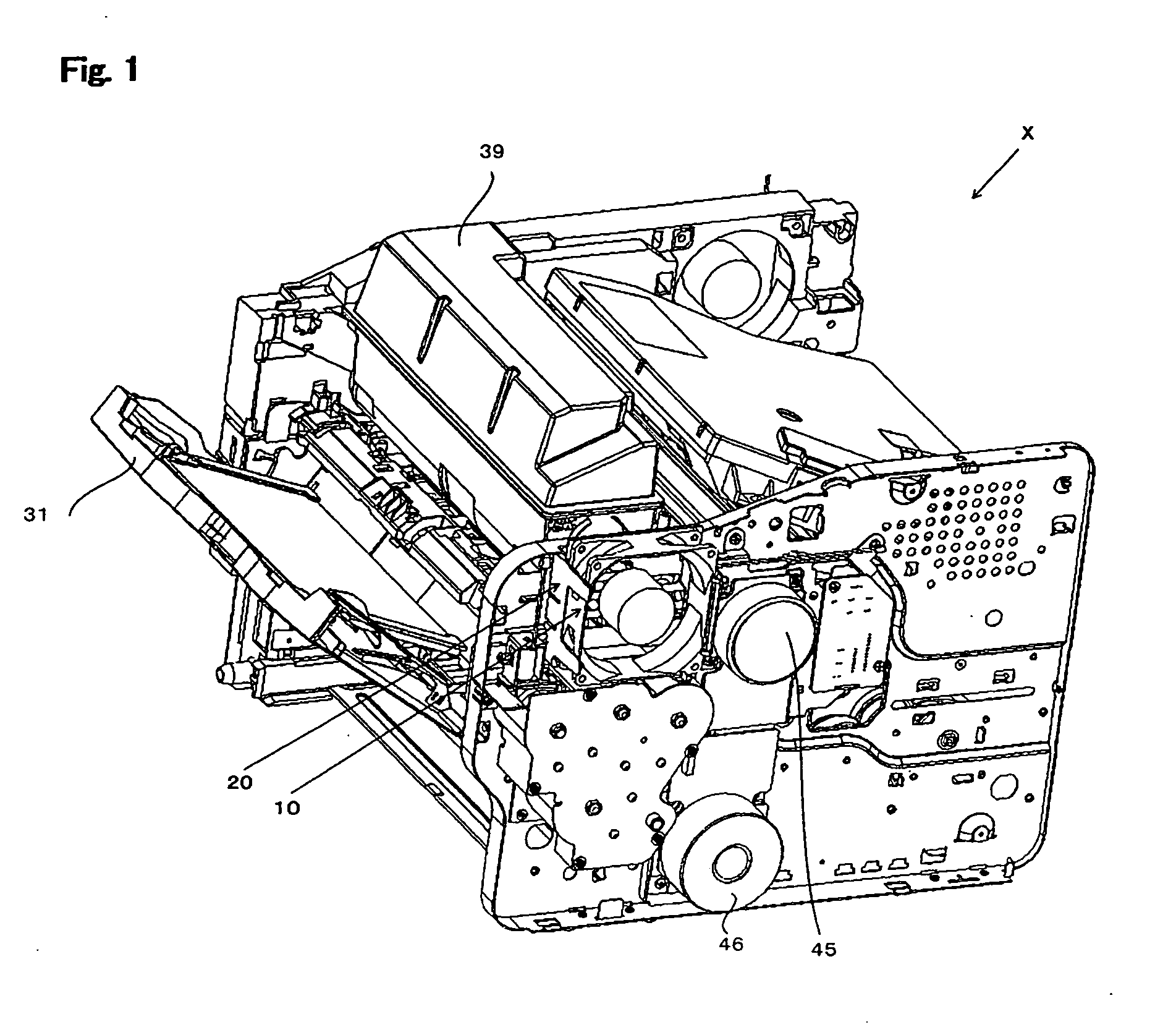 Fixing structure of wiring and image forming apparatus