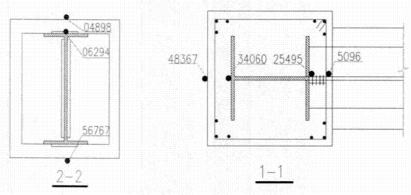 Actual deformation measurement method for high template support system of concrete structure