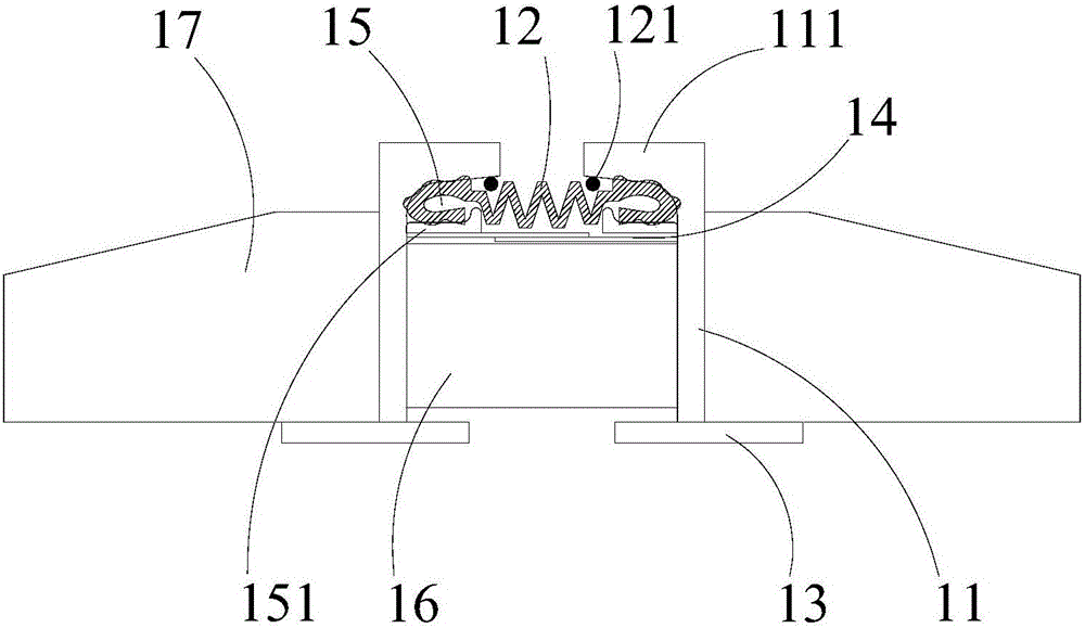 Single-joint extensible device and bridge