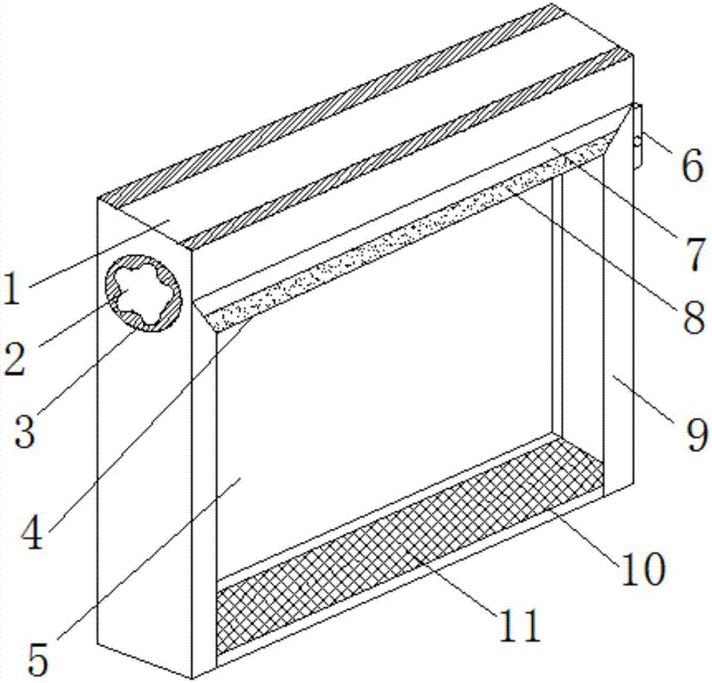 Radiation-proof hollow glass