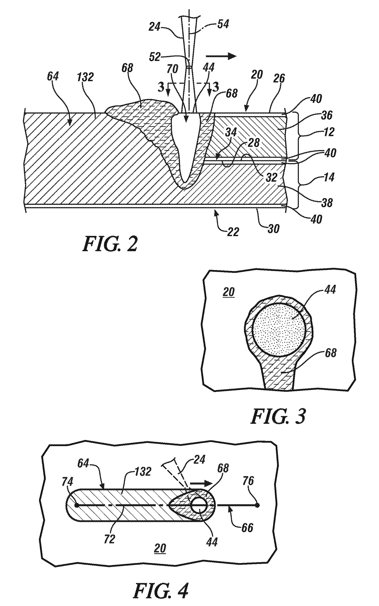 Laser welding of overlapping metal workpieces assisted by varying laser beam parameters