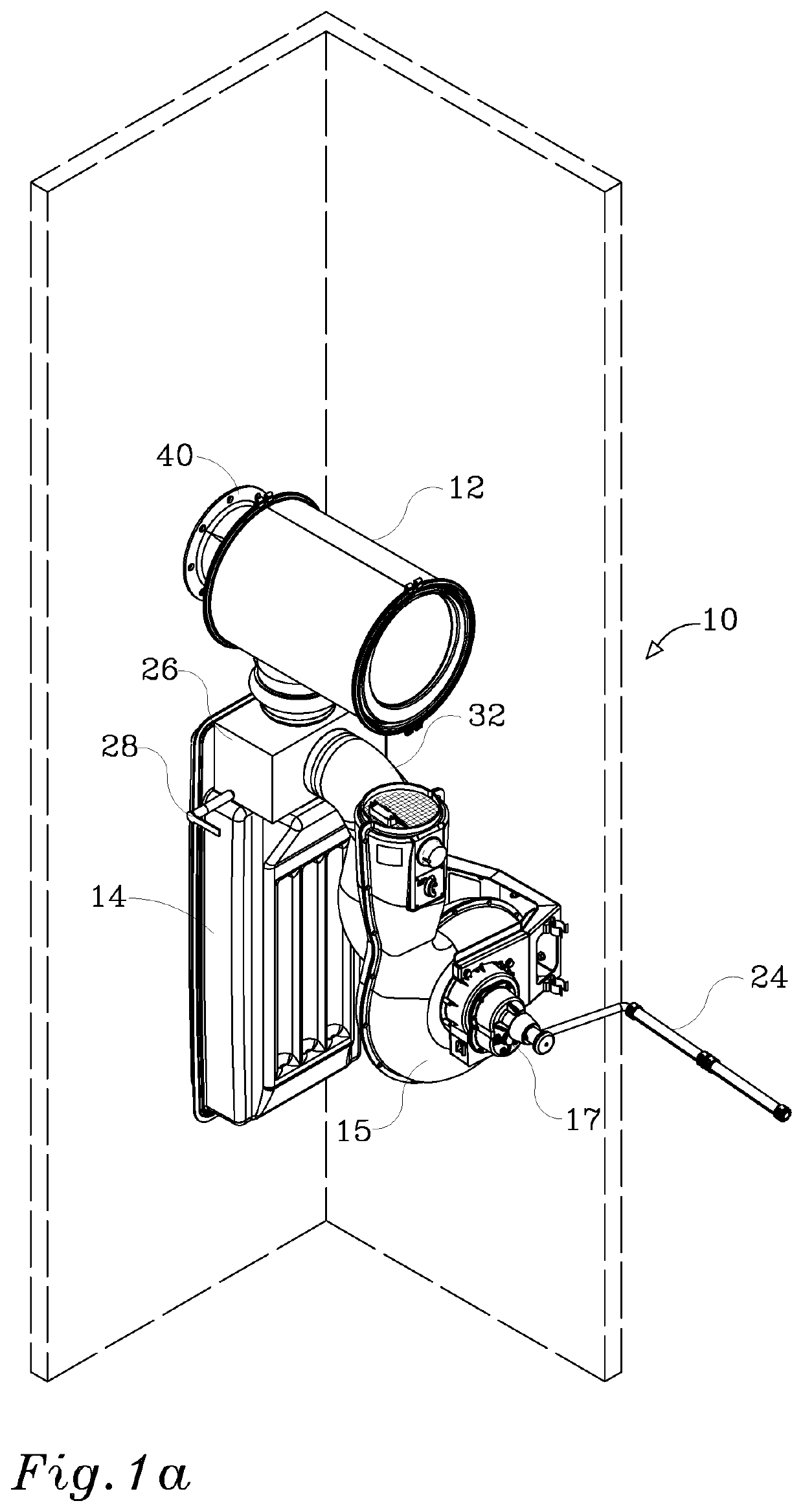 Compact NBC filtration system for collective protection shelters