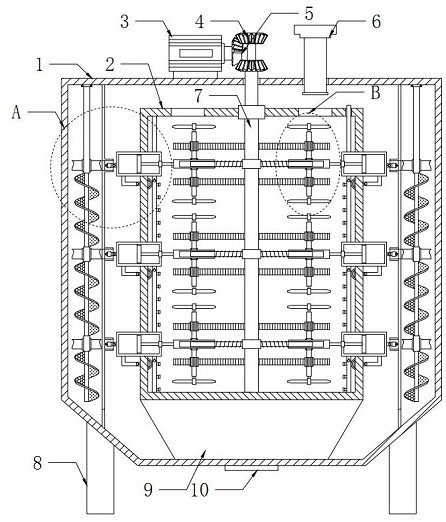 Automatic treatment equipment for sewage treatment