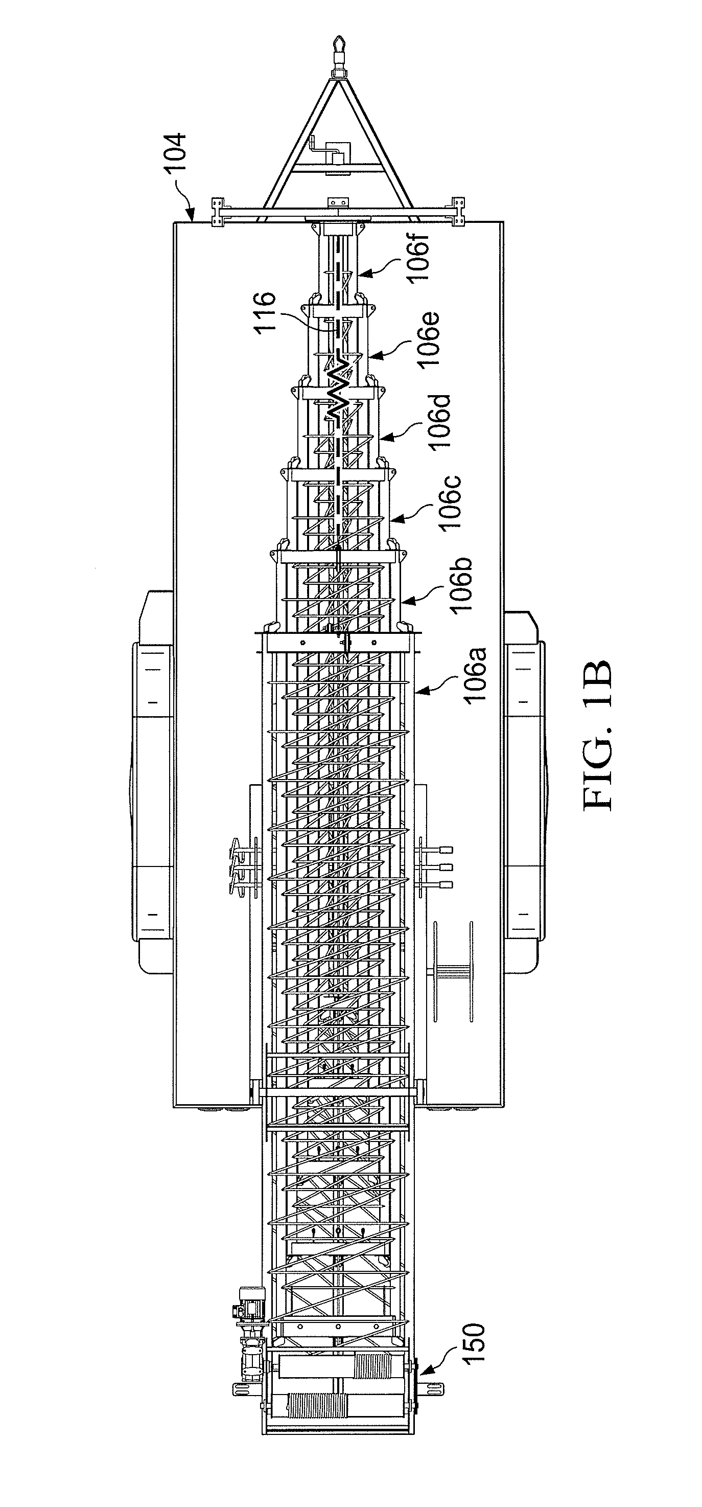 Portable tower with improved guiding and lifting systems